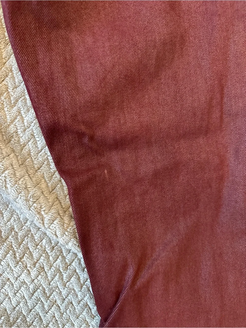 Banana Republic Size 27 Burgundy Skinny Jeans Wine Red Stretch Denim